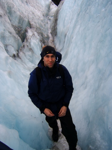 On the Franz Josef Glacier, New Zealand
